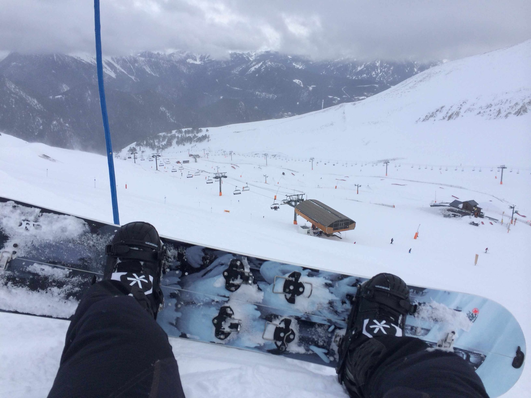 First splitboard run